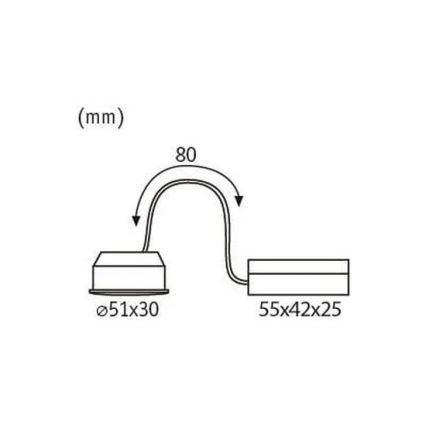 Paulmann 93070 - LED/6W prigušivi modul NOVA 230V 2700K