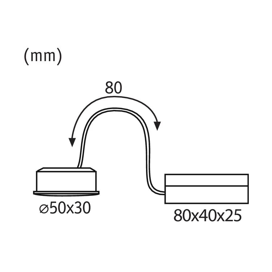 Paulmann 93078 - LED/6W Prigušivi modul NOVA 230V 2700K