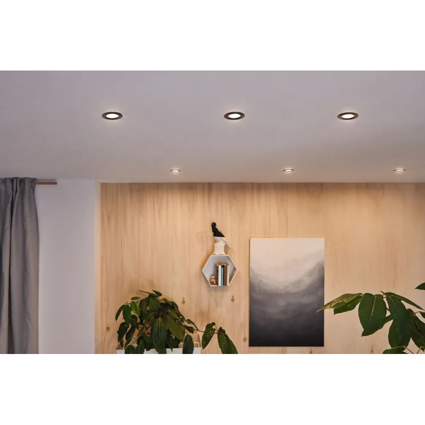 Paulmann 93080 - SET 3xLED/6W IP23 Prigušiva ugradbena svjetiljka za kupaonicu COIN 230V