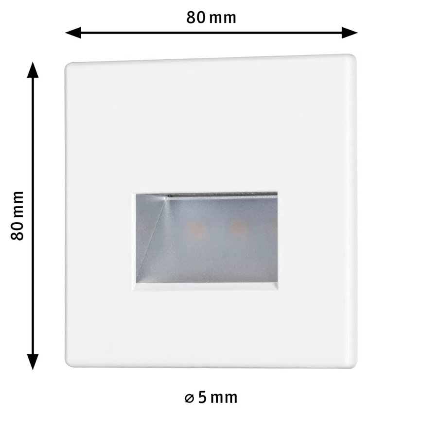 Paulmann 93093 - LED/1,2W Stubišna svjetiljka EDGE 230V