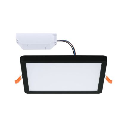 Paulmann 93101 - LED/13W IP44 Kupaonsko ugradno svjetlo AREO 230V 2000/3000/4000K 17,5x17,5 cm crna