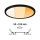 Paulmann 93102 - LED/16W IP44 prigušivo kupaonsko ugradno stropno svjetlo AREO 230V 2000/3000/4000K pr. 23 cm crno
