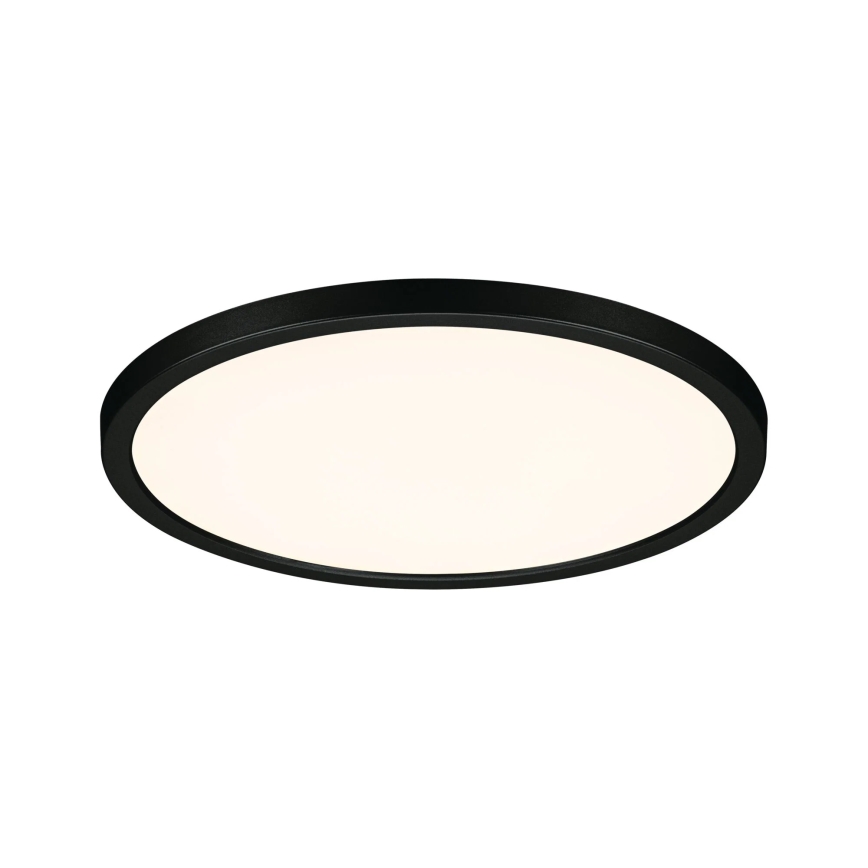 Paulmann 93102 - LED/16W IP44 Kupaonsko ugradno stropno svjetlo AREO 230V 2000/3000/4000K Ø 23 cm crno