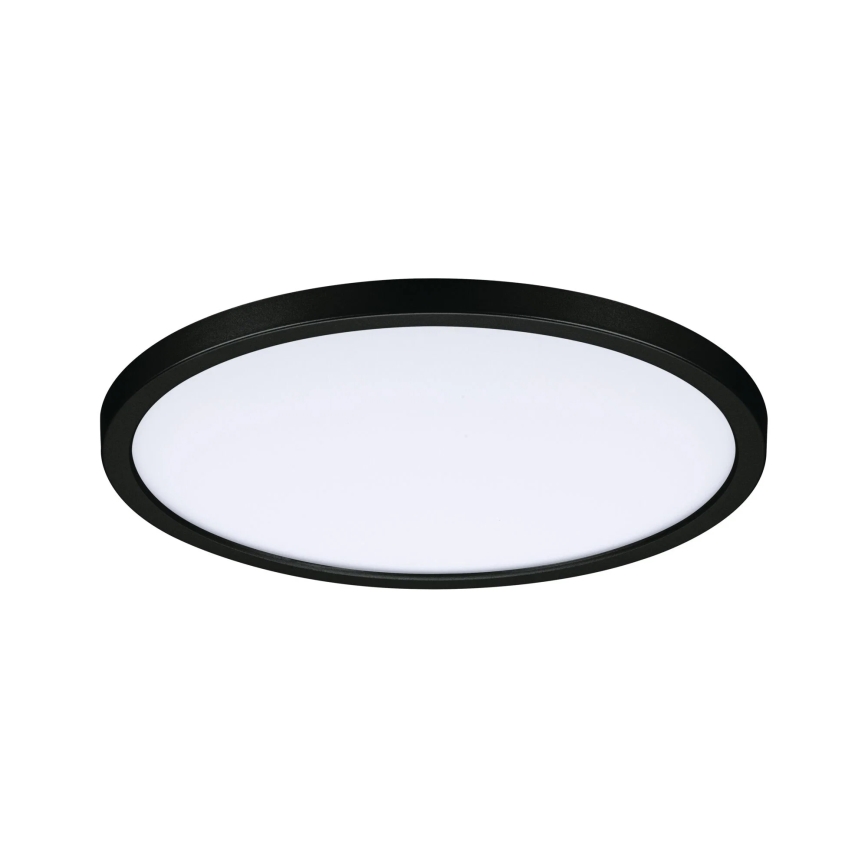 Paulmann 93102 - LED/16W IP44 Kupaonsko ugradno stropno svjetlo AREO 230V 2000/3000/4000K Ø 23 cm crno