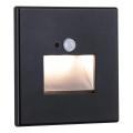 Paulmann 93135 - LED/1,2W Stepenišno svjetlo sa senzorom EDGE 230V crna