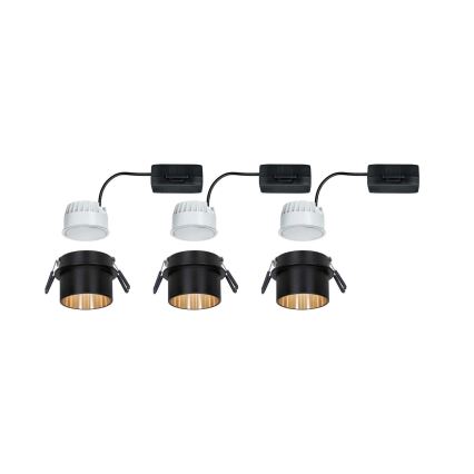 Paulmann 93379 - SET 3xLED/6W IP44 Prigušiva ugradbena svjetiljka za kupaonicu GIL 230V