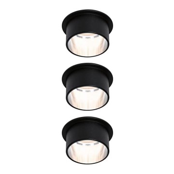 Paulmann 93383 - SET 3xLED/6W IP44 Prigušiva svjetiljka za kupaonicu GIL 230V