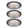 Paulmann 93408 - SET 3xLED/6,5W IP44 Prigušiva ugradbena svjetiljka za kupaonicu COLE 230V