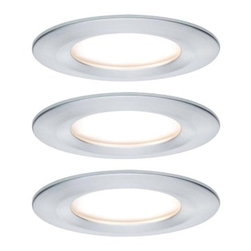 Paulmann 93462 - SET 3xLED/6W  IP44 Ugradbena svjetiljka za kupaonicu NOVA 230V