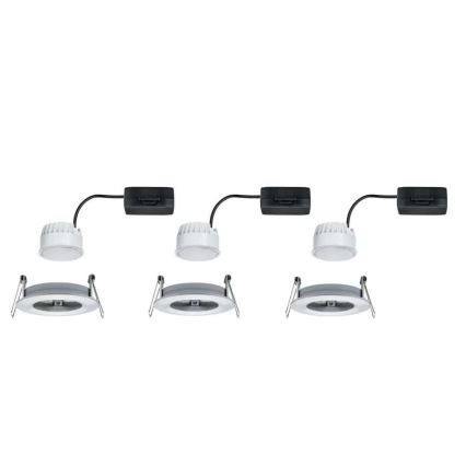 Paulmann 93462 - SET 3xLED/6W  IP44 Ugradbena svjetiljka za kupaonicu NOVA 230V