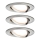 Paulmann 93483 - SET 3xLED/6,5W IP23 Prigušiva ugradbena svjetiljka za kupaonicu NOVA 230V