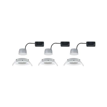 Paulmann 93485 - SET 3xLED/6W IP23 Dimmabilno stropno kupaonsko svjetlo NOVA 230V