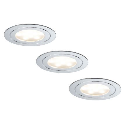 Paulmann 93571 - SET 3xLED/5,6W Prigušiva ugradbena svjetiljka 230V