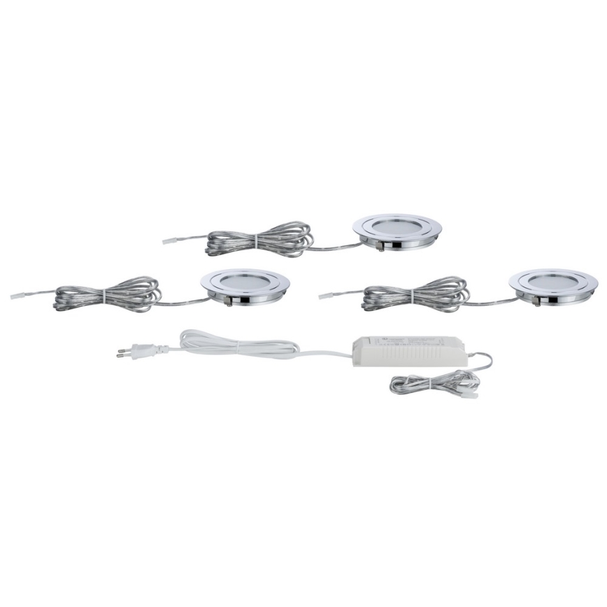 Paulmann 93571 - SET 3xLED/5,6W Prigušiva ugradbena svjetiljka 230V