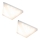 Paulmann 93584 - SET 2xLED/6,2W IP44 Rasvjeta za namještaj KITE 230V