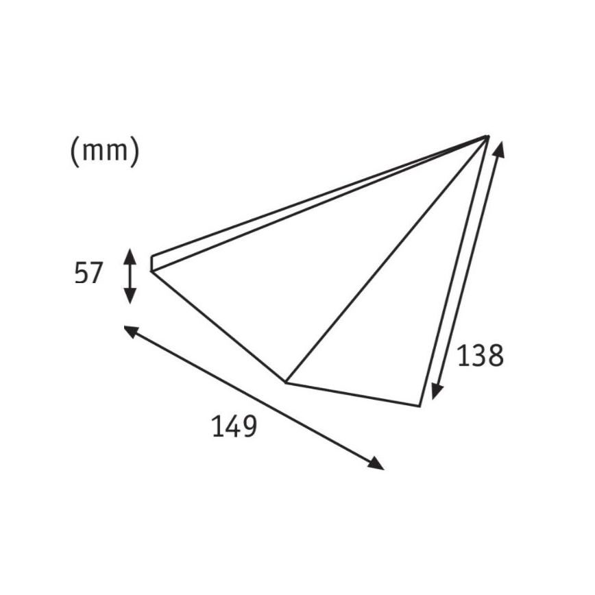 Paulmann 93584 - SET 2xLED/6,2W IP44 Rasvjeta za namještaj KITE 230V