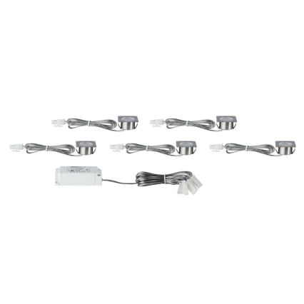 Paulmann 93587 - SET 5xLED/0,4W Ugradbena svjetiljka 12V/230V 2700K
