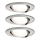 Paulmann 93652 - SET 3x LED GU10/6,1W IP23 Ugradbena svjetiljka za kupaonicu 230V