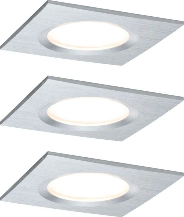 Paulmann 93895 - SET 3xLED/6W IP44 Prigušiva ugradbena svjetiljka za kupaonicu NOVA 230V