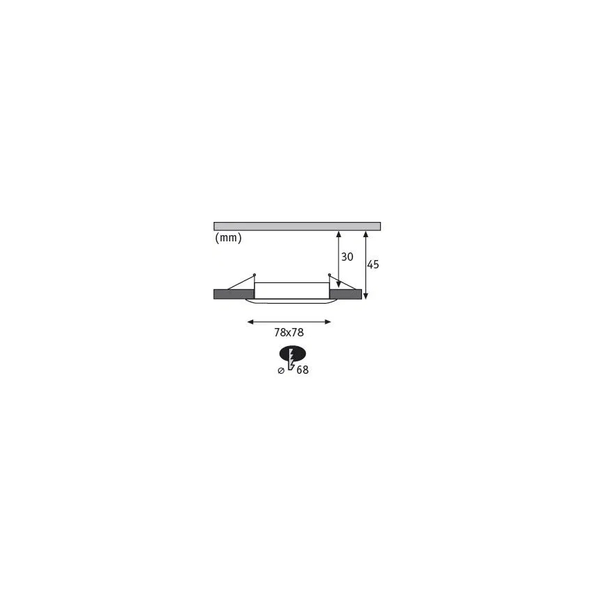 Paulmann 93895 - SET 3xLED/6W IP44 Dimmabilno stropno kupaonsko svjetlo NOVA 230V