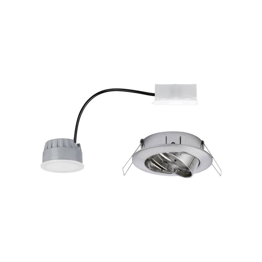 Paulmann 93963 - LED/7W IP23 Koupelnové s mogućnošću prigušivanja ugradbena svjetiljka COIN 230V
