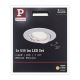 Paulmann 93977 - LED/6,8W IP23 Ugradbena svjetiljka za kupaonicu COIN 230V bijela