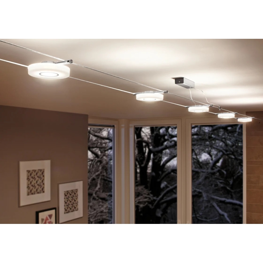 Paulmann 94090 - LED/4W Reflektorska svjetiljka za sustav sajli DISC 12V bijela