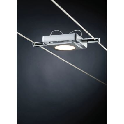 Paulmann 94107 - SET 4xLED/4,3W spot svjetiljka za kabelski sustav MAC 230V matirani krom