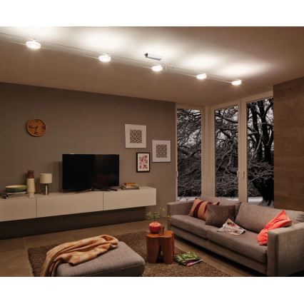 Paulmann 94109 - SET 5xLED/4,3W Reflektorska svjetiljka za sustav sajli MAC 230V
