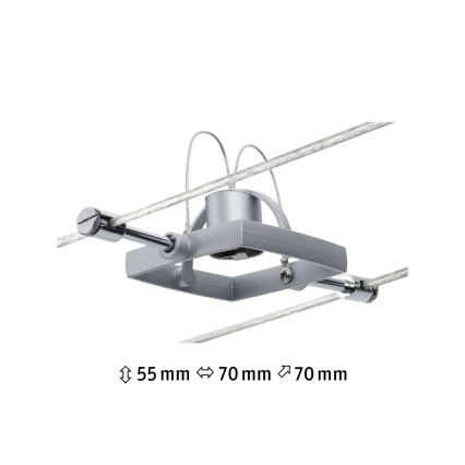 Paulmann 94132 - 1xGU5,3/10W Reflektor za kabelski sustav MAC 12V mat krom