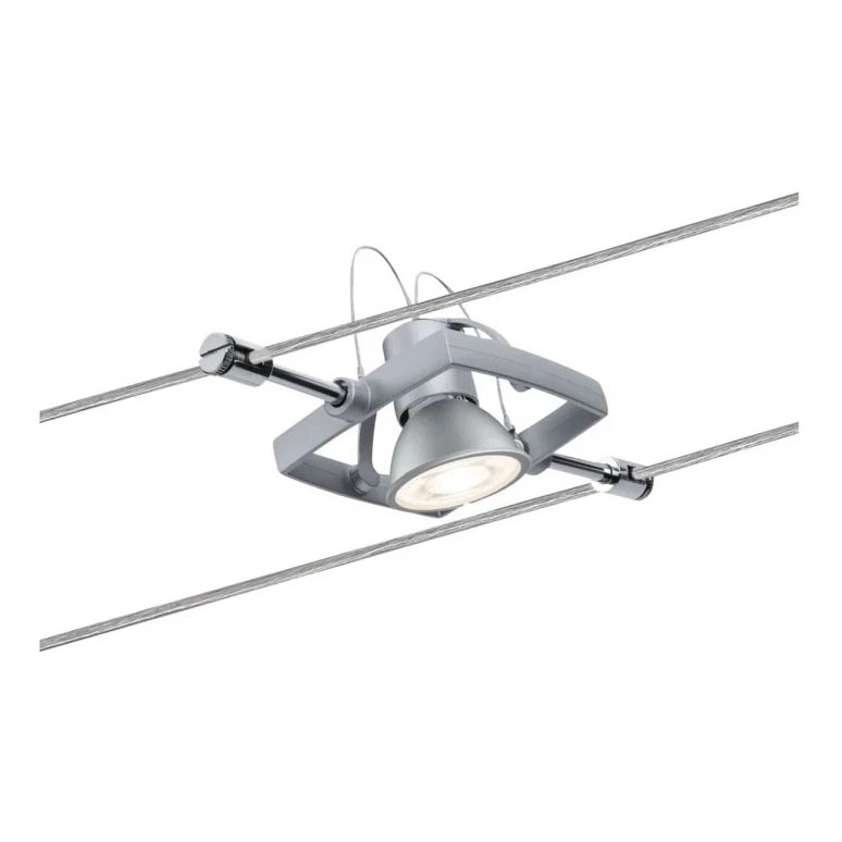 Paulmann 94132 - 1xGU5,3/10W Reflektor za kabelski sustav MAC 12V mat krom