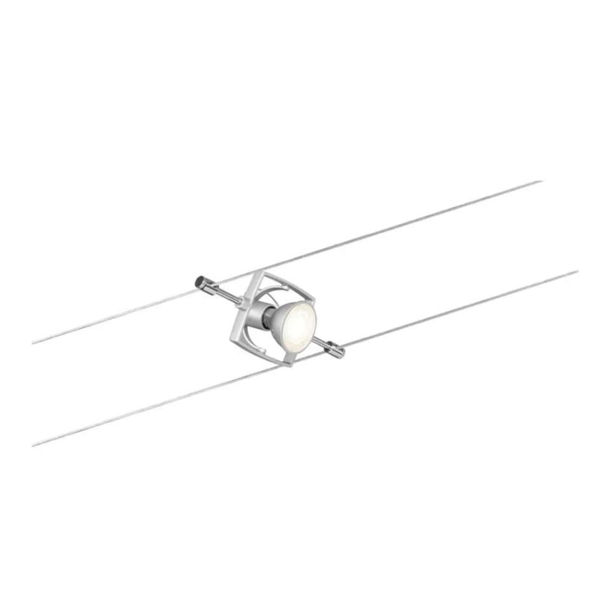 Paulmann 94133 - Komplet 5xGU5,3/10W: kabelski sustav MAC 230V, matni krom