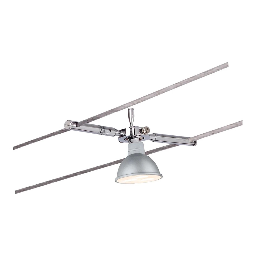 Paulmann 94147 - 1xGU5,3/10W Reflektor za kabelski sustav TOGO 12V mat krom