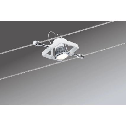 Paulmann 94149 - SET 5xGU5,3/10W Reflektorska svjetiljka za sustav sajli TECH 230V bijela