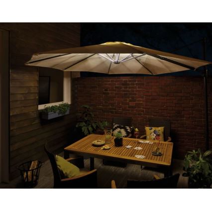 Paulmann 94208 - LED/1,8W Rasvjeta za suncobran PARASOL 5V/USB 1,6m
