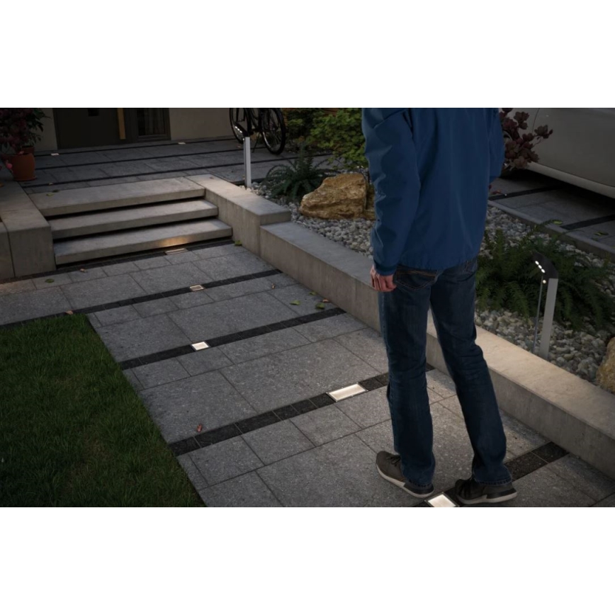 Paulmann 94238 - LED/0,7W IP67 Solarna rasvjeta za kućni prilaz ARON 3,7V 650 mAh