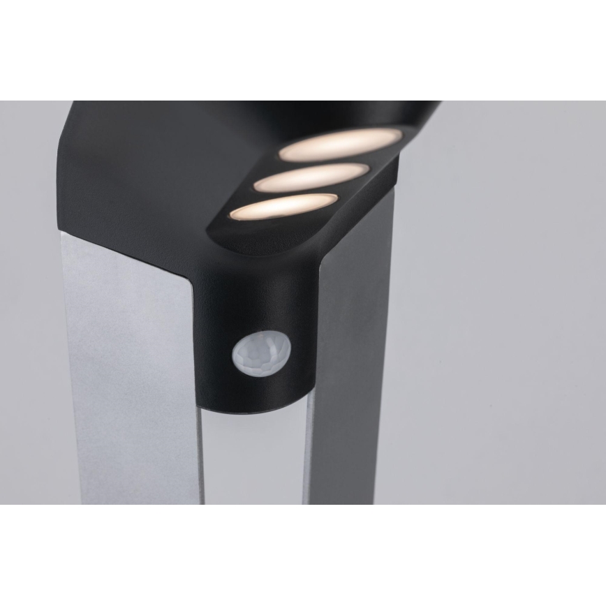 Paulmann 94252 - LED/1,2W IP44 Solarna vanjska lampa sa senzorom SOLEY 3,7V 1800 mAh