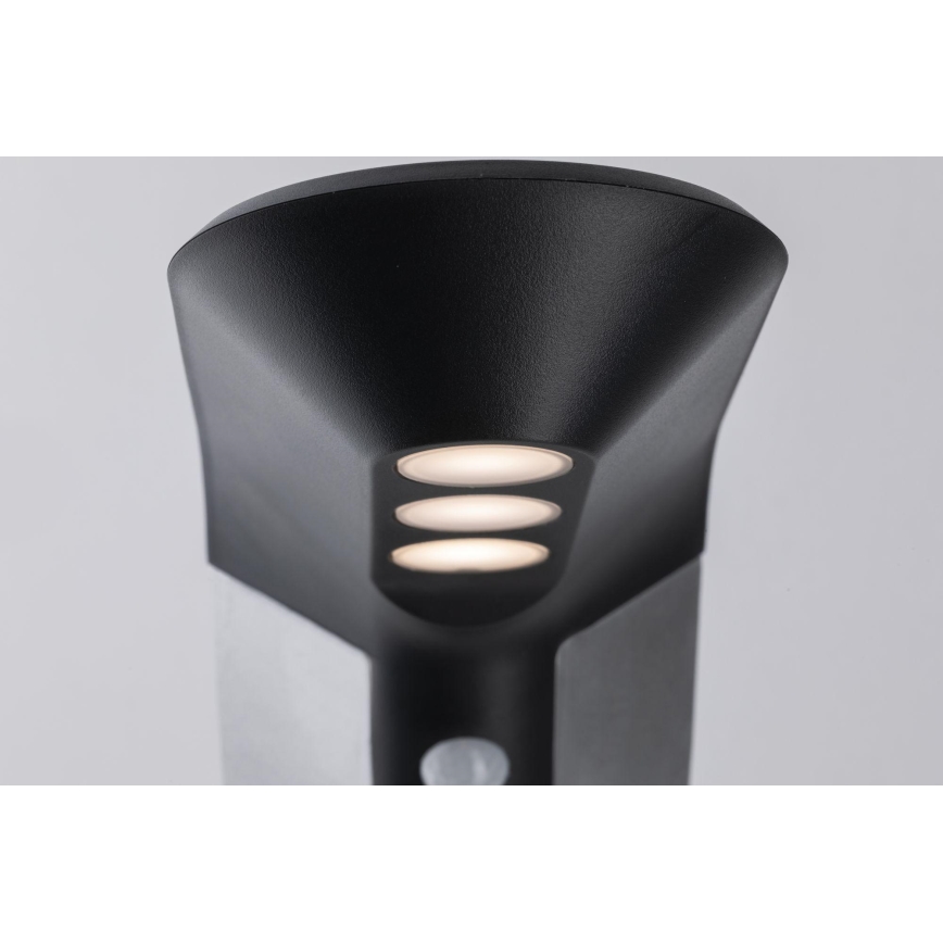 Paulmann 94252 - LED/1,2W IP44 Solarna vanjska lampa sa senzorom SOLEY 3,7V 1800 mAh