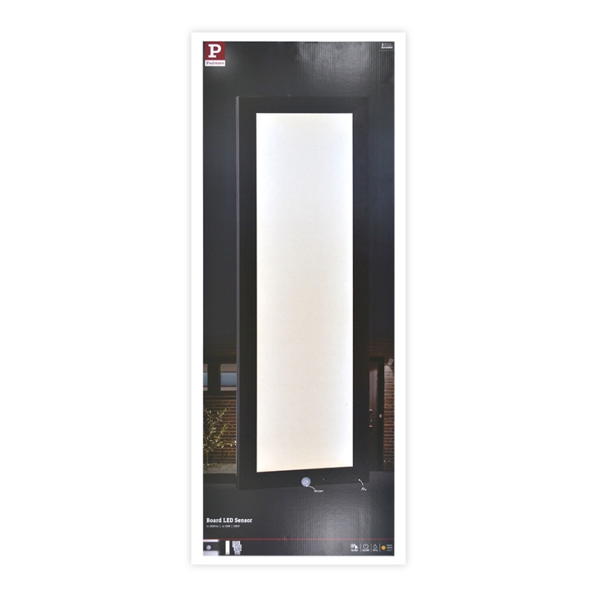Paulmann 94257_1 - LED/19W IP44 Vanjska stropna svjetiljka sa senzorom 230V