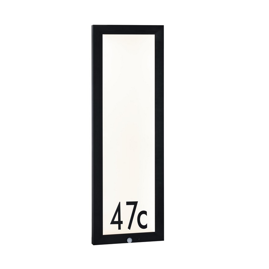 Paulmann 94257 - LED/19W IP44 Kućni broj sa senzorom 230V