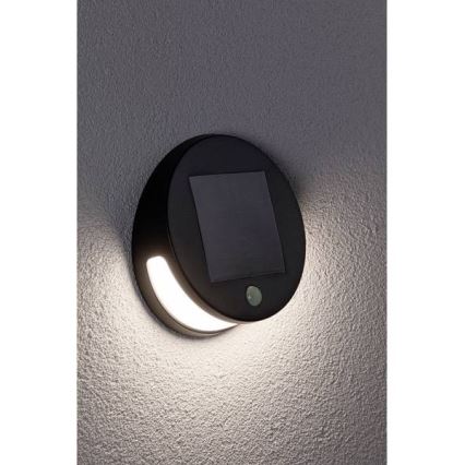 Paulmann 94265 - LED/3W IP44 Vanjska solarna svjetiljka sa senzorom HELENA 3,7V 1800 mAh