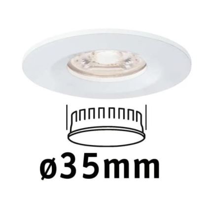 Paulmann 94298 - LED/4W IP44 Ugradbena svjetiljka za kupaonicu COIN 230V