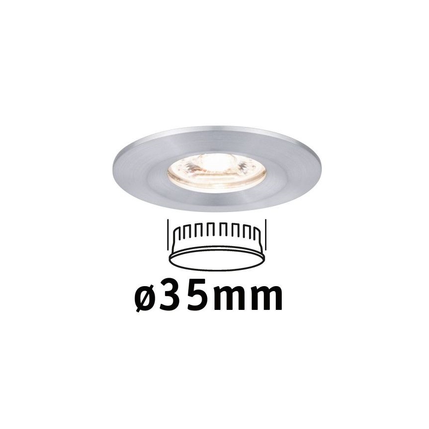 Paulmann 94304 - LED/4W IP44 Ugradbena svjetiljka za kupaonicu COIN 230V