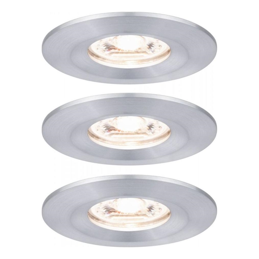 Paulmann 94305 - SET 3xLED/4W IP44 Ugradbena svjetiljka za kupaonicu NOVA 230V