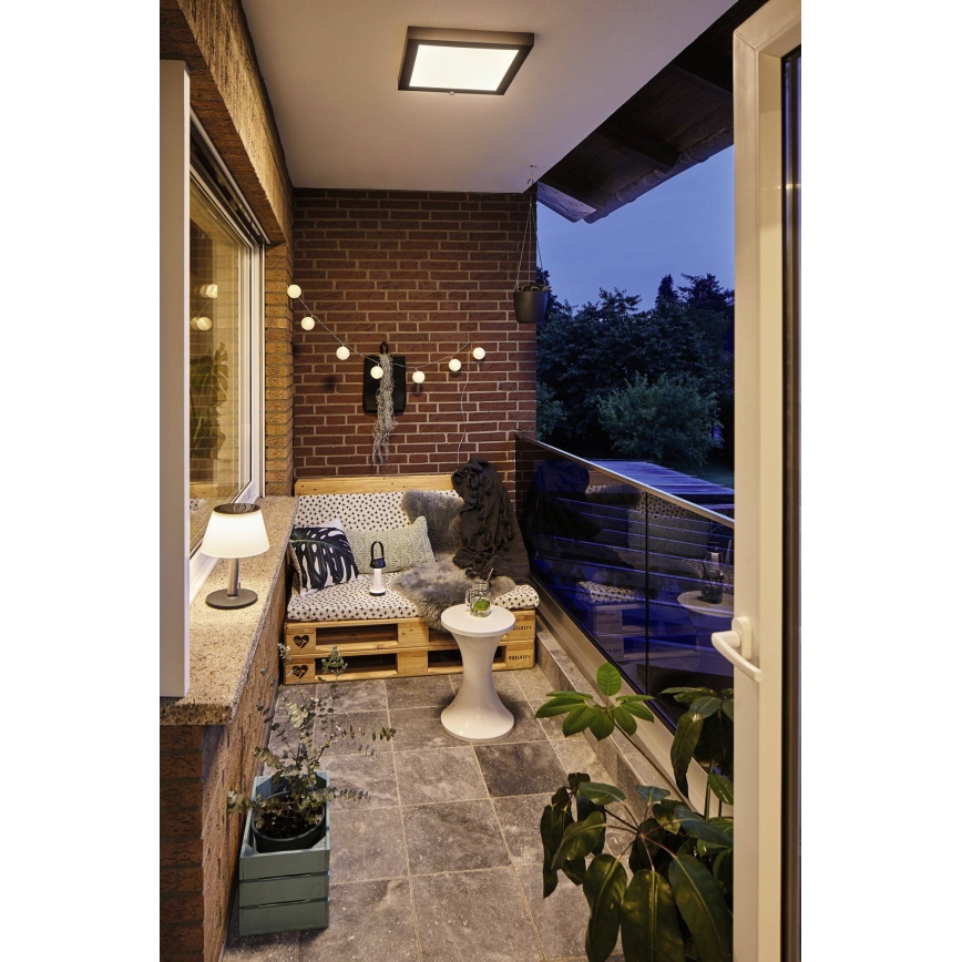 Paulmann 94309 - LED/0,8W IP44 Prigušiva solarna lampa LILLESOL 3,7V 2000 mAh