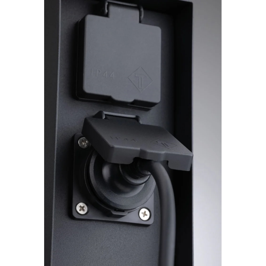 Paulmann 94313 - Vanjski stup za utičnice RIO 4Z SCHUKO 230V IP44