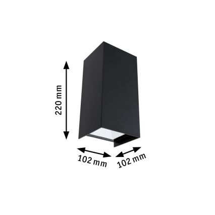 Paulmann 94325 - 2xLED/6,5W IP44 Vanjsko zidno svjetlo FLAME 230V