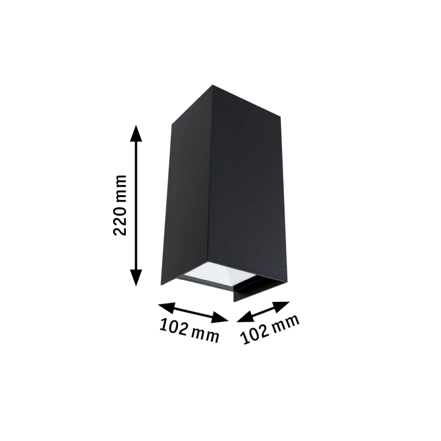 Paulmann 94325 - 2xLED/6,5W IP44 Vanjsko zidno svjetlo FLAME 230V