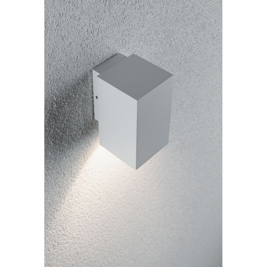 Paulmann 94329 - LED/3,8W IP44 Vanjska zidna svjetiljka FLAME 230V bijela