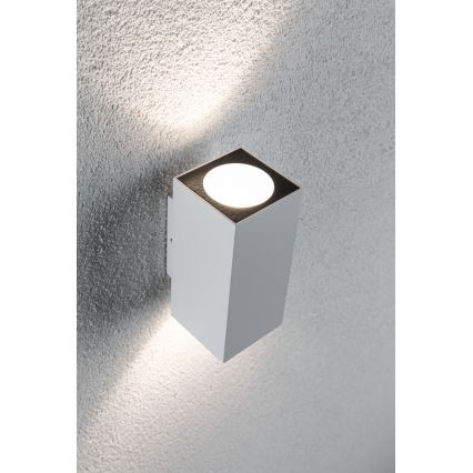 Paulmann 94330 - 2xLED/2,8W IP44 Vanjska zidna svjetiljka FLAME 230V bijela